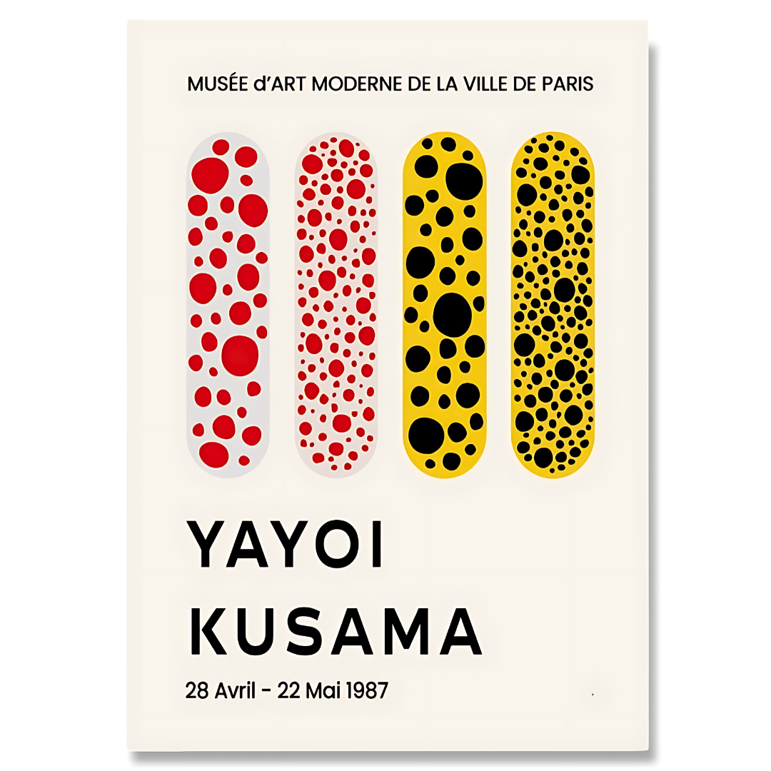 AVRIL TO MAI - Impressões em tela inspiradas em Yayoi Kusama