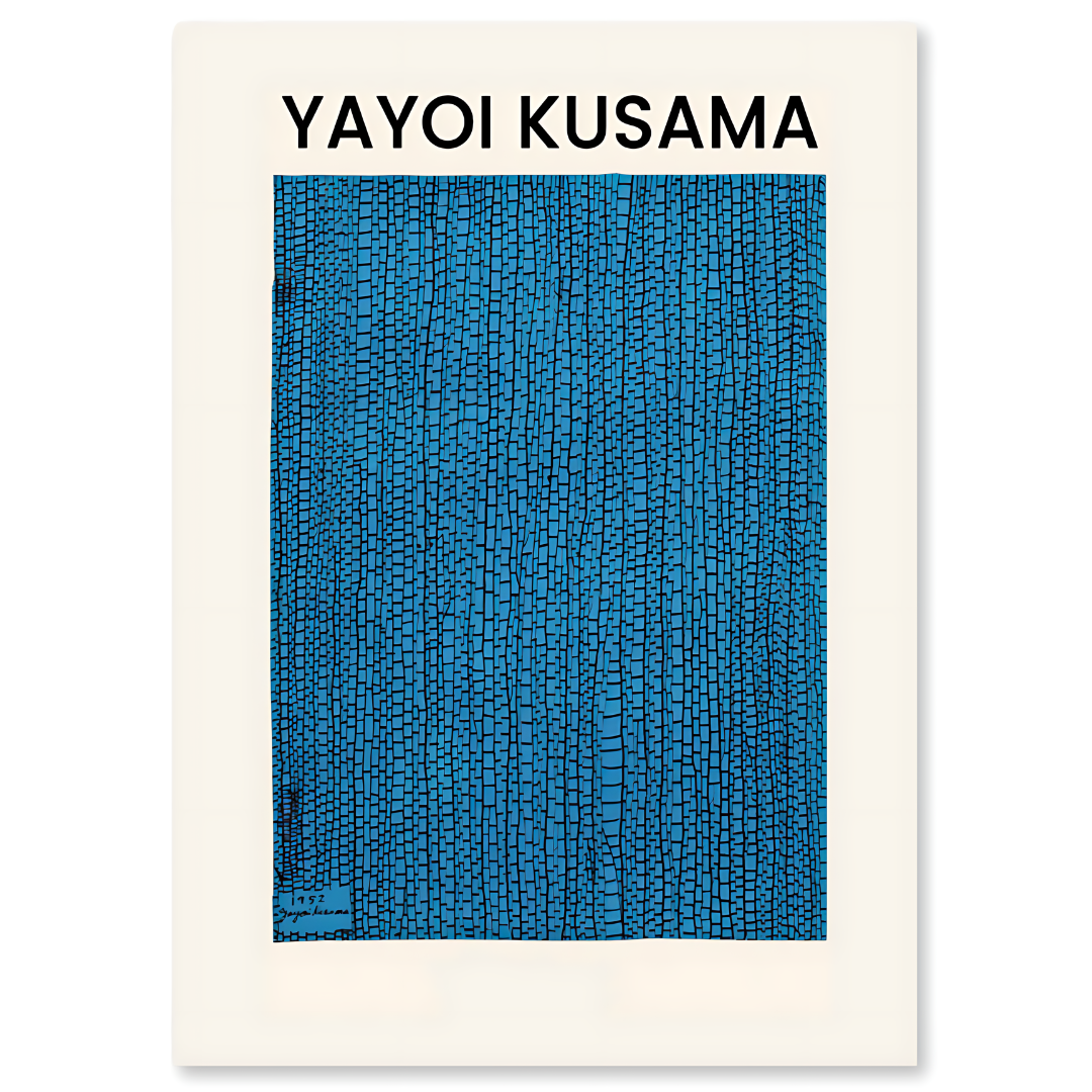 BLUE BAMBOO - Impressões em tela inspiradas em Yayoi Kusama
