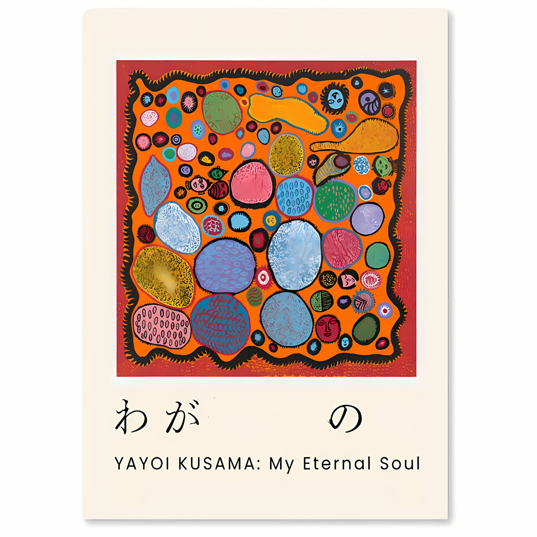 MY ETERNAL SOUL - Impressões em tela inspiradas em Yayoi Kusama