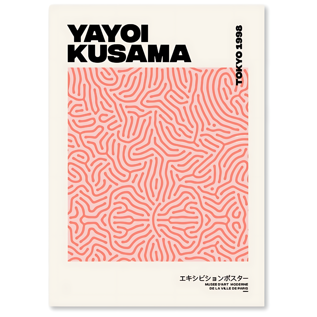 TÓQUIO 1998 - Impressões em tela inspiradas em Yayoi Kusama