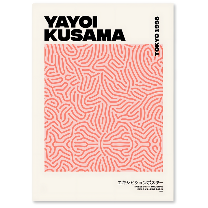 TÓQUIO 1998 - Impressões em tela inspiradas em Yayoi Kusama